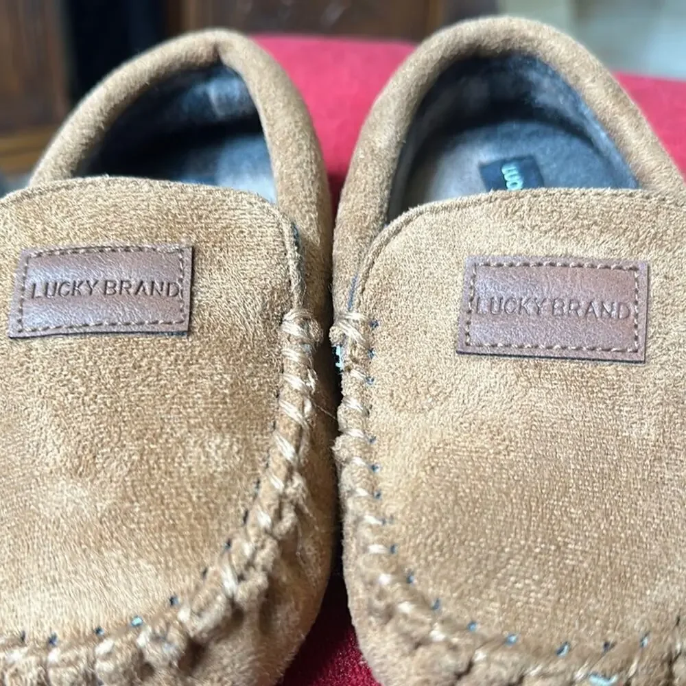 Lucky Brand Tan Kids Moccasins